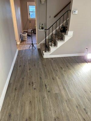 Vinyl plank installation