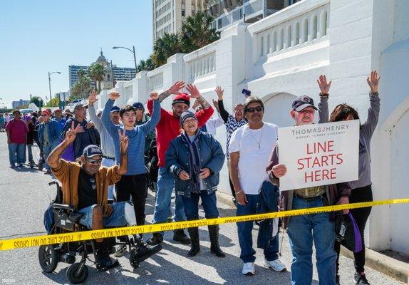 Turkey Giveaway 2019 Starting Line