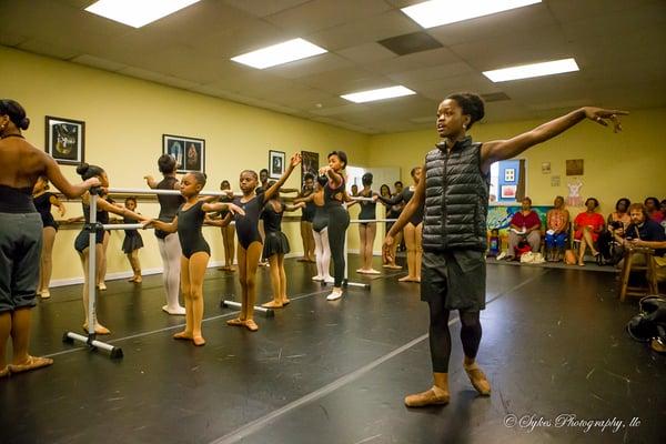 Michaela DePrince Master Class June 2015 Photo Credit: Sykes Photography