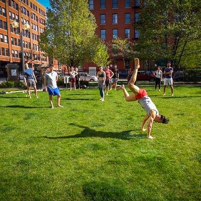 River North Chicago outdoor workout natural movement