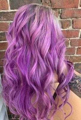 Purple hair