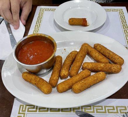 Fried Mozzarella Sticks