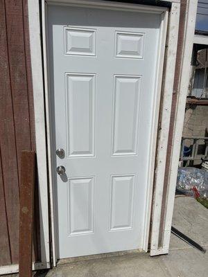 Door replaced!