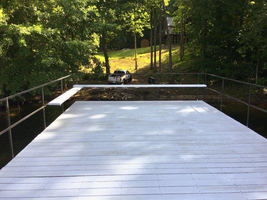 Top was completely replaced + all decking was repainted