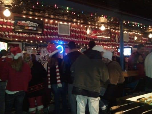 Ugly sweater pub crawl stop