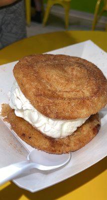 Churro Ice cream sandwich