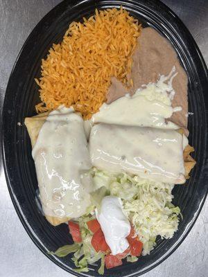 chimichanga beef or chicken