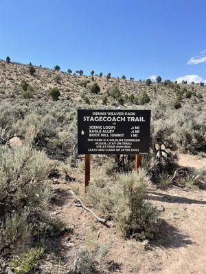 Trail sign