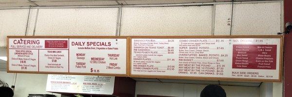 Menu boards