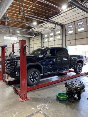 We maintain both gas and diesel pickups