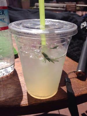 Rosemary lemonade! Unbelievably good!