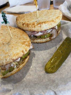 Cuban Sandwich on sourdough bread, it was awesome!