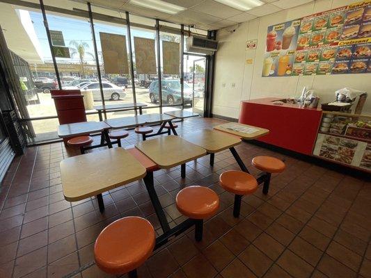 Nice 60s70s style indoor seating