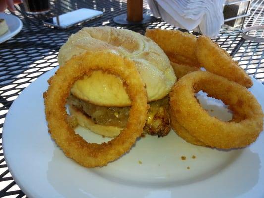 Pineapple chicken sandwich