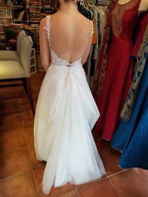 Wedding dress alterations