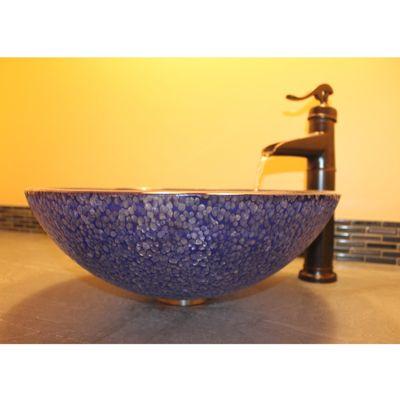 Powder bath vessel sink with soap stone countertop