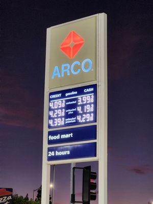 Gas prices as of 12-17-22