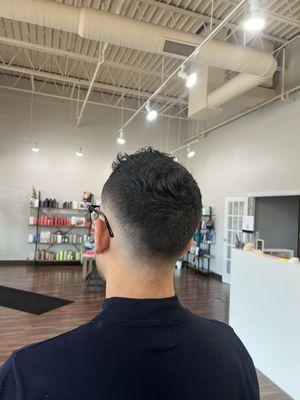 "A fresh fade, tailored just for you at Berenice Salon Spa. Book now!"