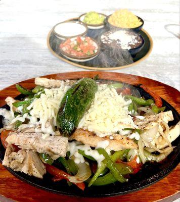 Chicken Fajitas platter