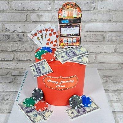 Slot machine Birthday cake