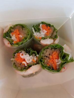 Shrimp salad roll