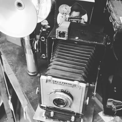 Old press Camera.