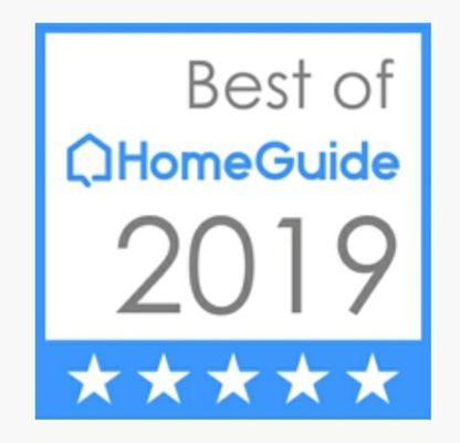 The Best of 2019 Award Winner by HomeGuide for outstanding customer service, exceptional results & unbeatable affordability.