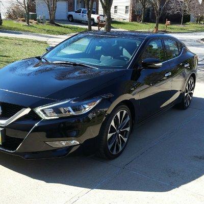 My husband's brand new 2017 Nissan Maxima.