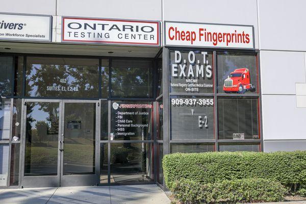 Ontario Testing Center Front Office