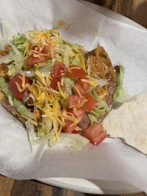 Chalupa- Chicken was way too salty! Pass on their shredded chicken