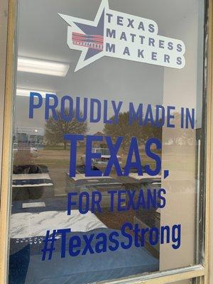 100% Proudly made in Texas