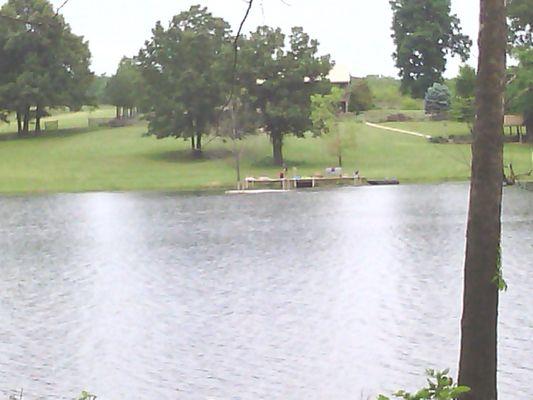 Family reunion dock fun