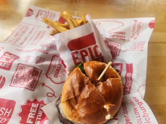 Burger and Fries