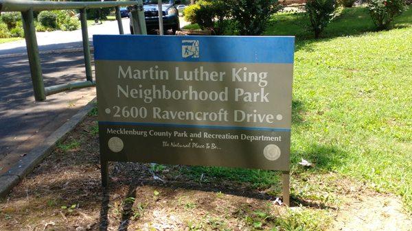 Martin Luther King Park, Charlotte NC