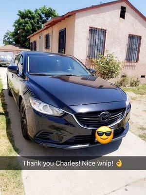 Nice whip Charles!