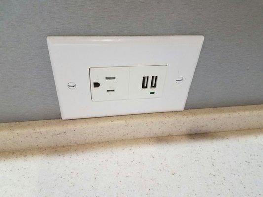 Phone charger outlets