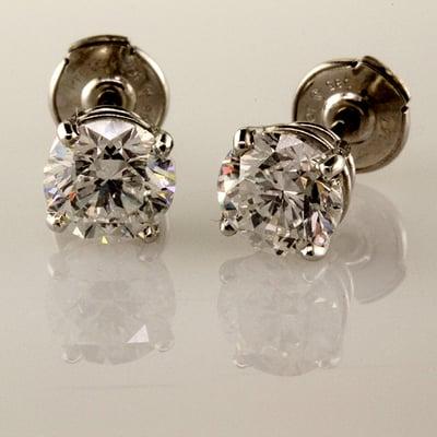 Diamond Stud Earrings