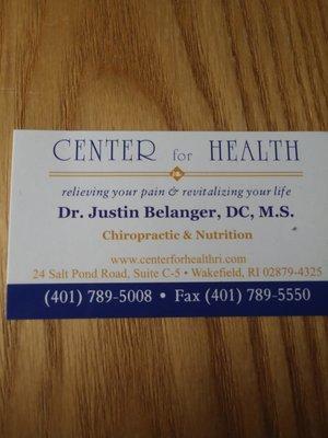 Center For Health