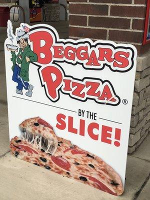 Pizza available inside