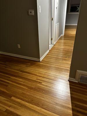 Refinished floors