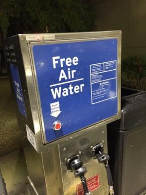 Free air!!! 76 next door charges 1.00!!!