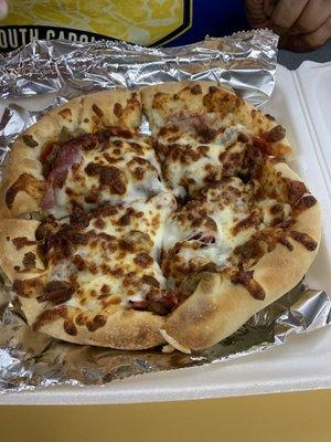 7" Meat Pizza