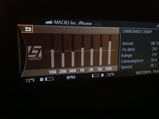 BMW 750Li Logic 7 Surround Sound