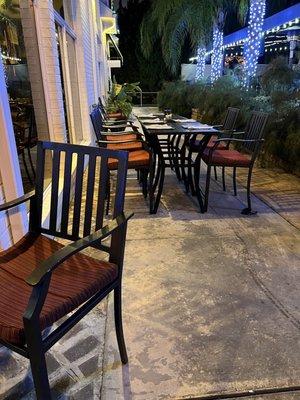 Outdoor seating