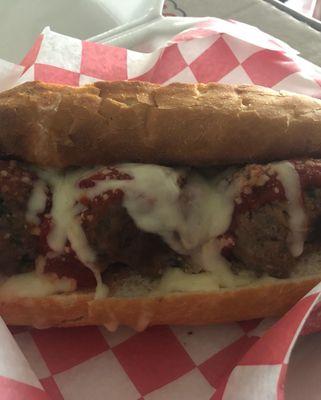 Meatball hoagie