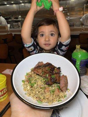 Grilled Short Ribs with Spam Fried Rice ($11)