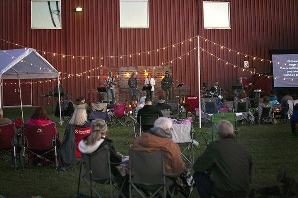 Fall outdoor worship night at our Lifehouse Cedar Canyon Campus.