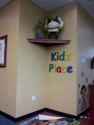 They have a small area so the kida can play