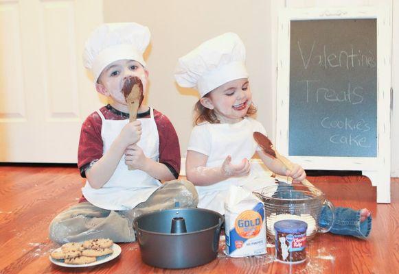 Valentine's treats. Family sessions