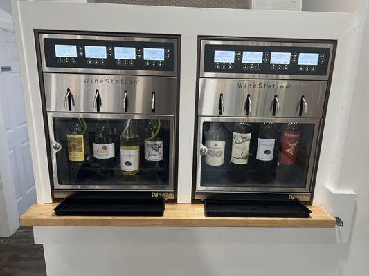 Wine by the glass dispenser